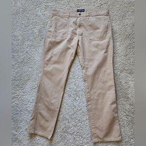 The J. Peterman Company Pants Size 38 Tan Microcord Straight